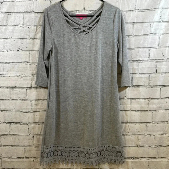 Women’s Simply Southern gray dress Small - Picture 1 of 4